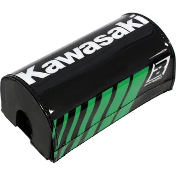 Řídítka BLACKBIRD kryt řídítka PRO TAPER (28mm) LOGO KAWASAKI barva černá zelená (BLACKBIRD kryt řídítka PRO TAPER (28mm) LOGO KAWASAKI barva černá zelená)