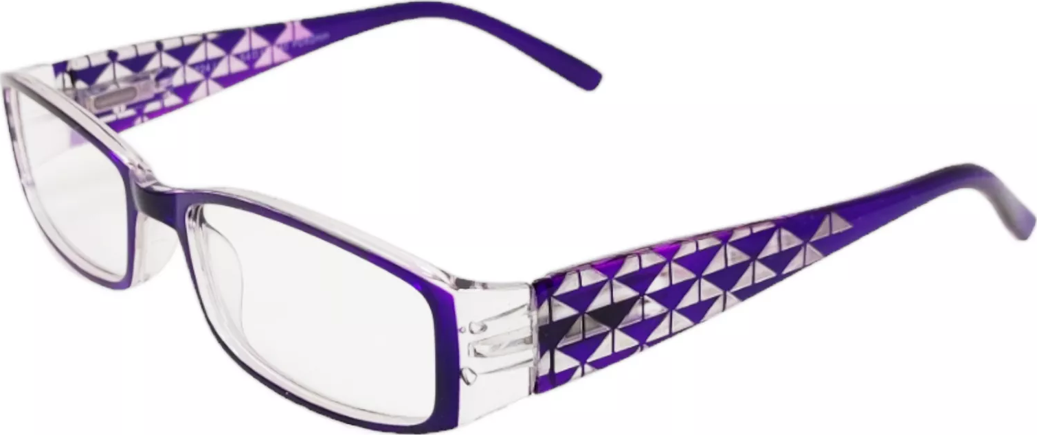 Dioptrické brýle M2224/ +5,00 black-violet flex