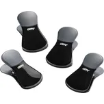 Klipy na uzavření sáčků od potravin Gefu PERTO SET/4ks černé