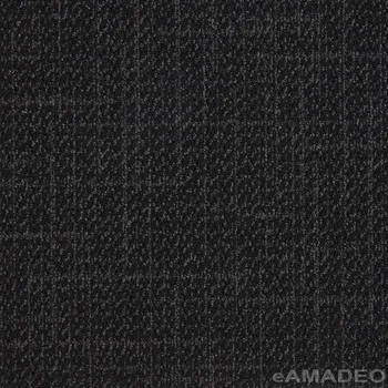 Koberec Kobercové čtverce Modulyss DSGN Tweed 995 - černé