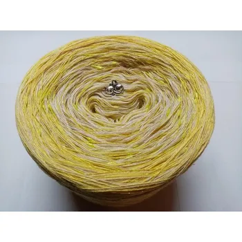 Příze Kamila 3-nitka 1000m s nopkovou nitkou (Duhové klubko s nopky Kamila)