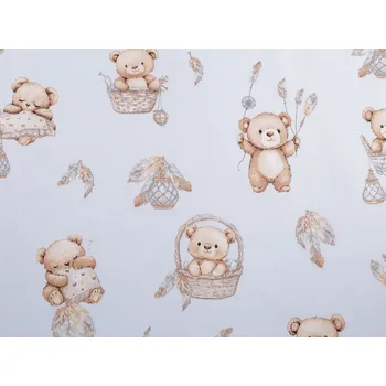 Bavlněná látka / plátno medvídek