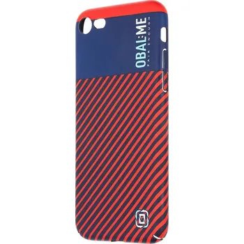 Náhradní kryt pro mobilní telefon OBAL:ME Flossy Stripes kryt pro Apple iPhone 7/8/SE2020/SE2022 Blue/Red