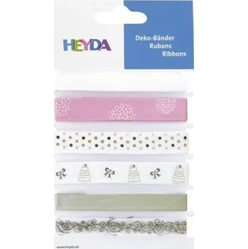 Party dekorace Stuha Svatba 90 cm,1 cm šířka - 6 ks