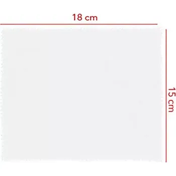 Utěrka Utěrka na brýle z mikrovlákna MF250F bílá 18x15cm