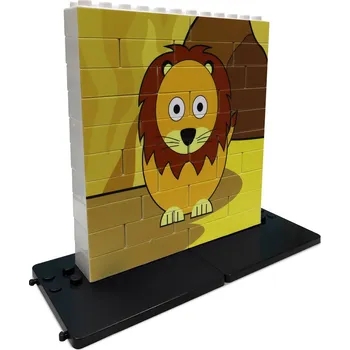 puzzle pro nejmenší Lev - Vertikální puzzle - 32ks (32 kusů - Vertikální puzzle)