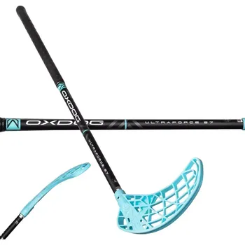 Florbalová hůl Oxdog Ultraforce 27 Round Pravá (pravá ruka dole) 101 cm (= 112 cm)