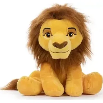 plyšák Simba - dospělý lev - plyšová postavička z pohádky Lví Král (The Lion King -28 cm)
