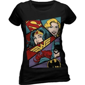 CID - Dámské triko s hrdinkou z DC komixu - S