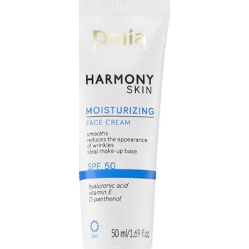 Delia Cosmetics Harmony Skin hydratační pleťový krém SPF 50 50 ml