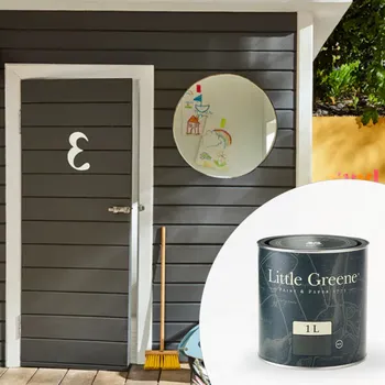 Speciální výtvarná barva Little Greene Barva na zahradní domek - Matná - 1L - Intelligent Exterior Eggshell Vyberte odstín:: Split Pink (341)