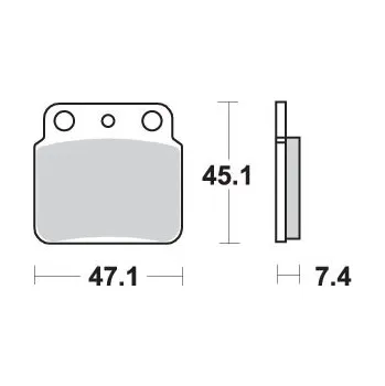 Brzdová destička SBS brzdové destičky KH137 OFF-ROAD sintrované barva zlatá (SBS brzdové destičky KH137 OFF-ROAD sintrované barva zlatá)