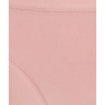 Kalhotky Atlantic Dámské Bikiny Kalhotky - Černé/Růžové, XXL i646_2455818