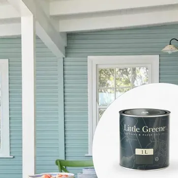 Lak na dřevo Little Greene Barva na obložení - Matná - 1L - Intelligent Exterior Eggshell Vyberte odstín:: Sage & Onions (288)