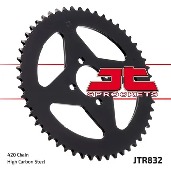 Řetězová sada pro motocykl JT rozeta 832 52 YAMAHA DT 50R 97-98 (83252JT) (řetěz 420) - může být nahrazená 4461 52 (JTR1832.52) (JT rozeta 832 52 YAMAHA DT 50R 97-98 (83252JT) (řetěz 420) - může být nahrazená 4461 52 (JTR1832.52))