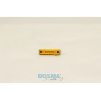 Autopojistky Bosma 2317 Válcové pojistky 5A žlutá