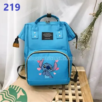 Přebalovací taška Moderní a multifunkční přebalovací batoh Lilo & Stitch - modrý Motiv: 219