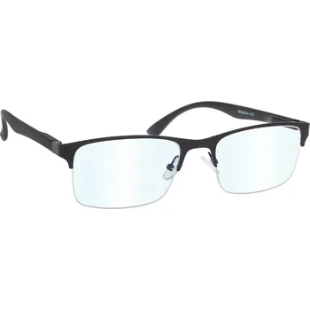 Počítačové brýle BRILO Dioptrické brýle pro práci u počítače REB540-A/+0,00 black flex