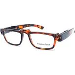 SUNPLAY Dioptrické brýle s LED osvětlením 1004 +3,00 hnědá