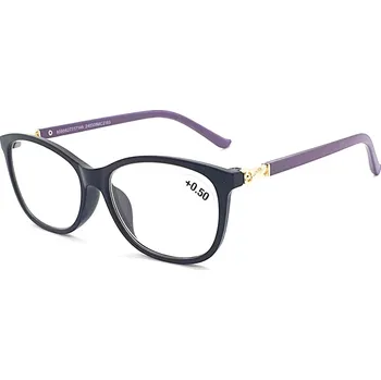 Brýle na čtení IDENTITY Dioptrické brýle MC2183 +1,50 black/violet