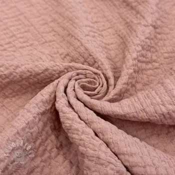 Bavlněná látka STRETCH Baby light pink