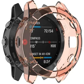 Silikonový rámeček pro Garmin Enduro 1 a Garmin Fénix 6X - Oranžový