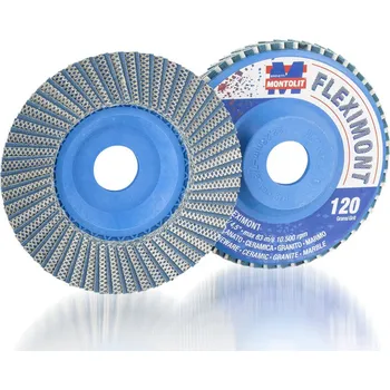 Řezný kotouč Diamantový lamelový kotouč, 115mm, střední hrubost P120, Montolit FLEXIMONTGM