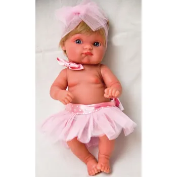 Panenka Realistická panenka - miminko- holčička Mufly s vlásky od Antonio Juan - 39007-5 (Mufly el pelo)