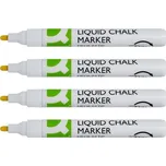 Q-Connect Křídový popisovač Q-Connect, 4 ks v bílé barvě