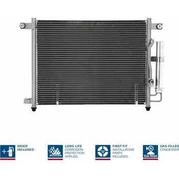 Auto-moto Kondenzátor, klimatizace NISSENS 94641