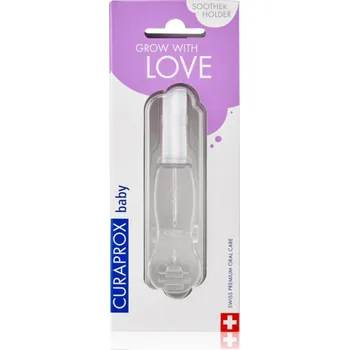 pouzdro na dudlík Curaprox Soother Holder klip na dudlík 1 ks