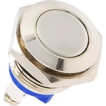 vypínač Tlačítko GQ19F-10/N odolné stříbrné | KONDIK.cz