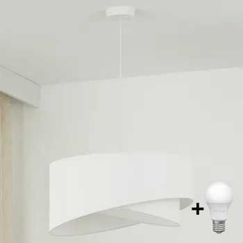 Brilagi - LED Lustr na lanku LYRA 1xE27/15W/230V bílá