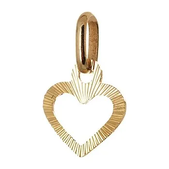 Přívěsek Přívěšek srdíčko ze žlutého zlata ZZ0562F