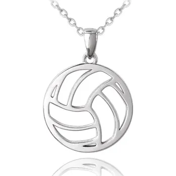Náhrdelník Stříbrný náhrdelník volejbalový míč JMAN0334VN50