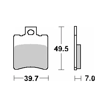 Brzdová destička SBS brzdové destičky KH193 MAXI karbonové TECH barva černá (SBS brzdové destičky KH193 MAXI karbonové TECH barva černá)
