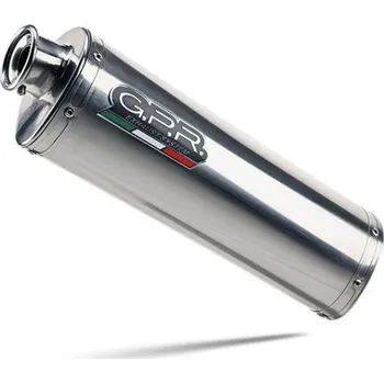 Výfuk pro motocykl Výfuk kompletní GPR TRIOVAL CO.Y.123.TRI Polished Stainless Steel including removable db killer