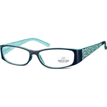 Brýle na čtení MONTANA EYEWEAR Dioptrické brýle MR9 blue / +1,00 flex v pouzdru