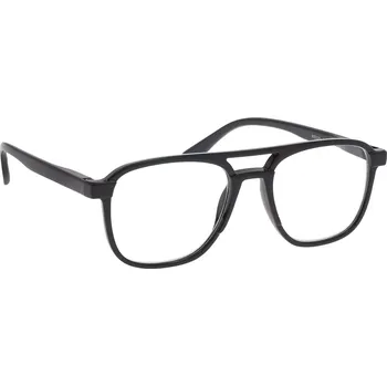 BRILO Dioptrické brýle RE026-A +3,50 black flex