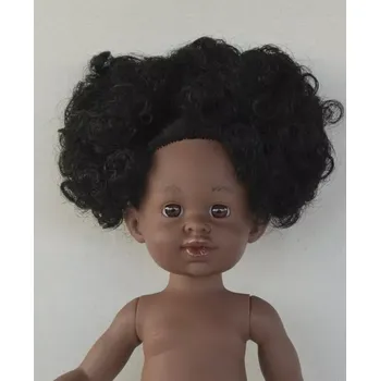 Panenka Panenka - holčička Patty bez oblečení - černé vlasy - od španělské firmy Marina & Pau (Petit Soleil - 30 cm )
