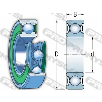 CODEX SS 6205-2RS nerezové kuličkové ložisko