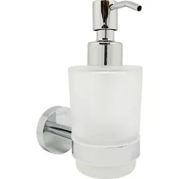 Dávkovač mýdla kielle Oudee Dávkovač mýdla s držákem, matné sklo/chrom