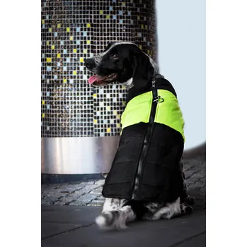 Obleček pro psa Vsepropejska Slim-rainy obleček pro psa na zip žlutá 26 cm