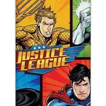 Unique - Plastový ubrus Liga spravedlnosti (1,4 x 2,15 m) -