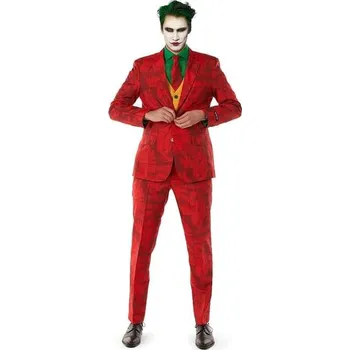 Karnevalový kostým Opposuits - Červený kostým Joker - Suitmeister - M