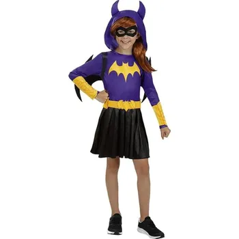 Funiglobal - Kostým Batgirl superhrdinky DC pro dívky - 10-12 years