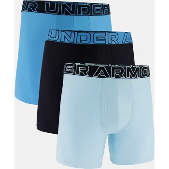 Boxerky Under Armour Perf Tech 6In - 3Pk Man Blue XS pánské boxerky