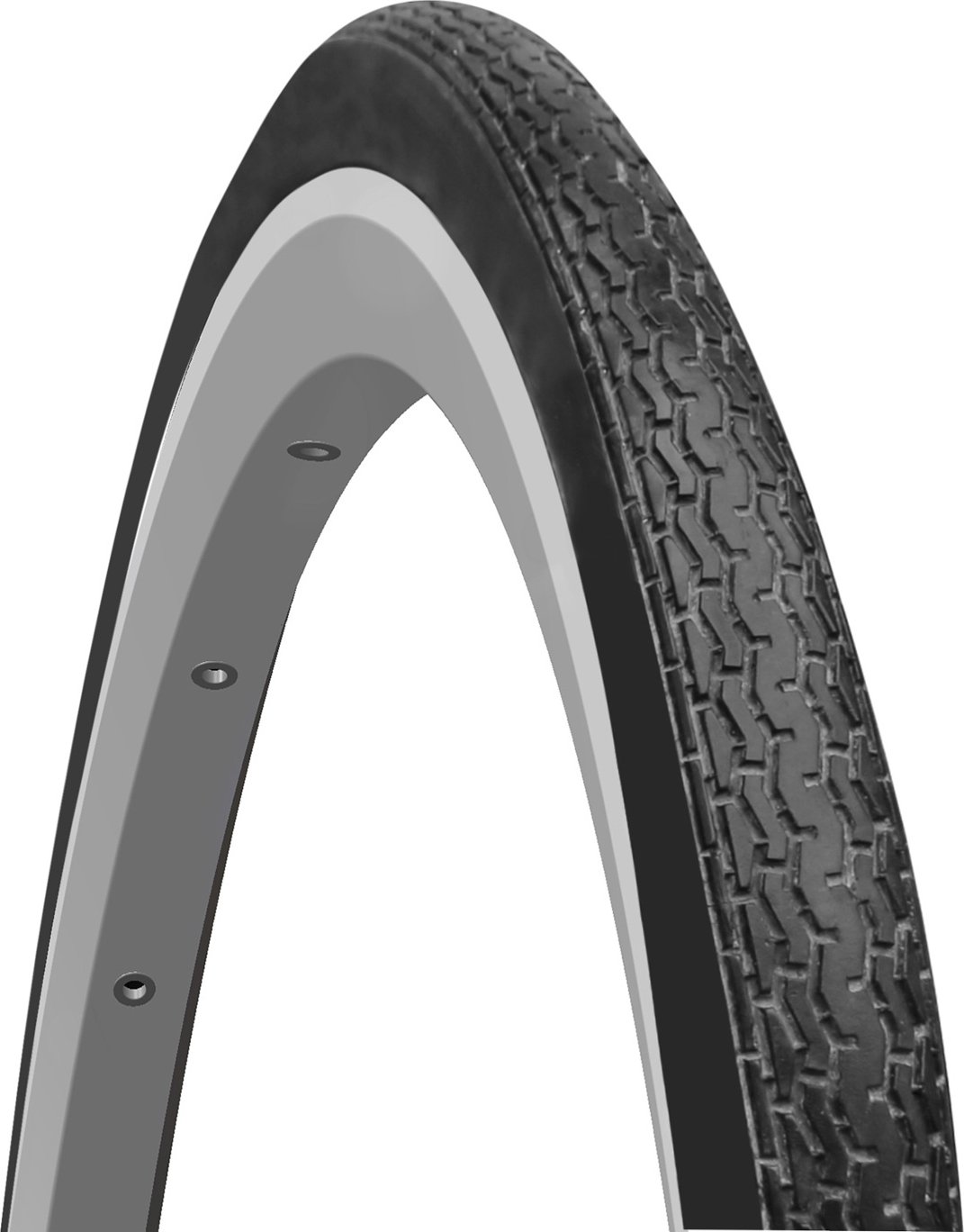 RUBENA plášť MITAS M02-MOPED 2-19, černý