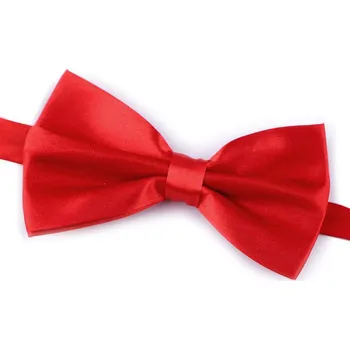 Saténový párty motýlek jednobarevný Varianta: 3 červená, Balení: 1 ks