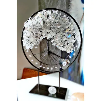 Drátované Stromy Života Křišťálový Léčitel Strom Života 25x33cm